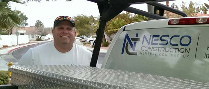 Mike Rasmussen, owner of Nesco Construction, general contractor in Las Vegas, NV