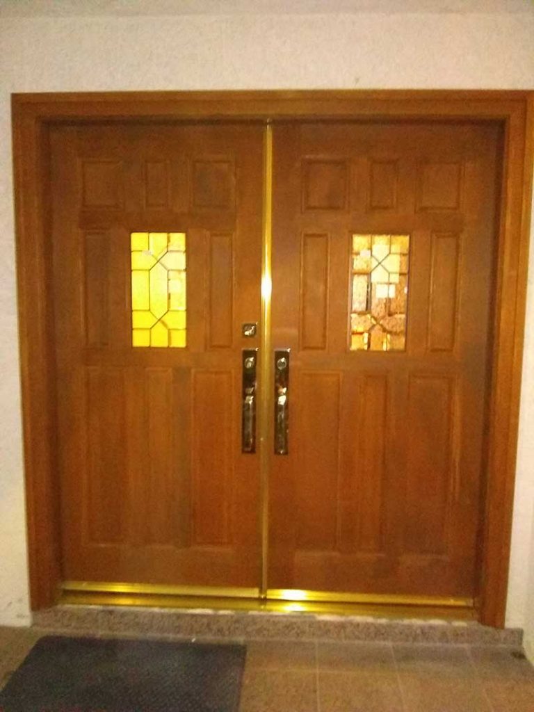 Brown Entry Doors After